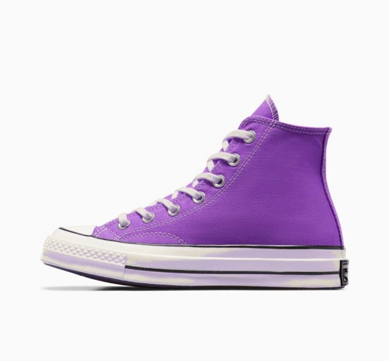 Tenis Converse Chuck 70 Canvas Altos Mujer Moradas | COLOMBIA G0375Z