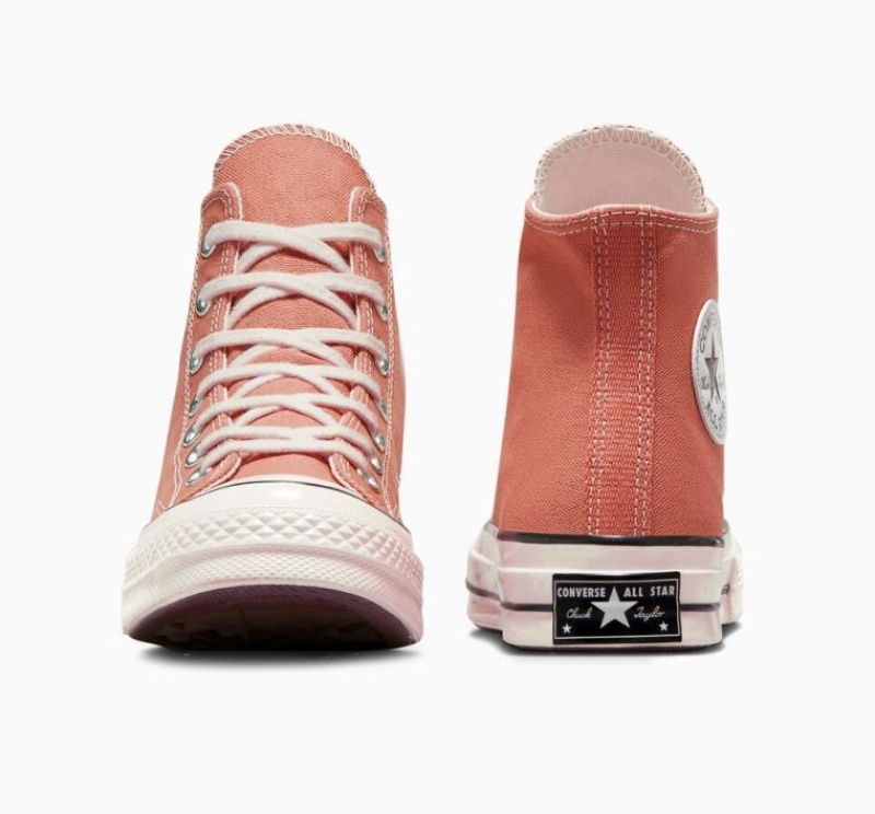 Tenis Converse Chuck 70 Canvas Altos Mujer Naranjas | COLOMBIA J3258F