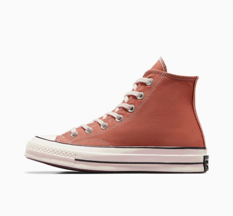 Tenis Converse Chuck 70 Canvas Altos Mujer Naranjas | COLOMBIA J3258F