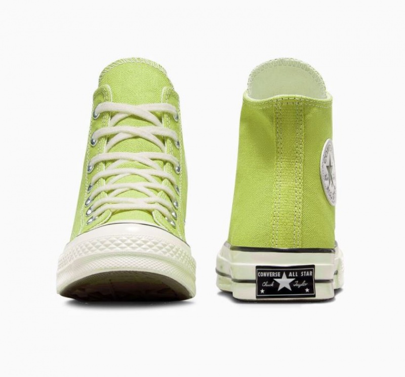 Tenis Converse Chuck 70 Canvas Altos Mujer Verde Claro | COLOMBIA Q4198R