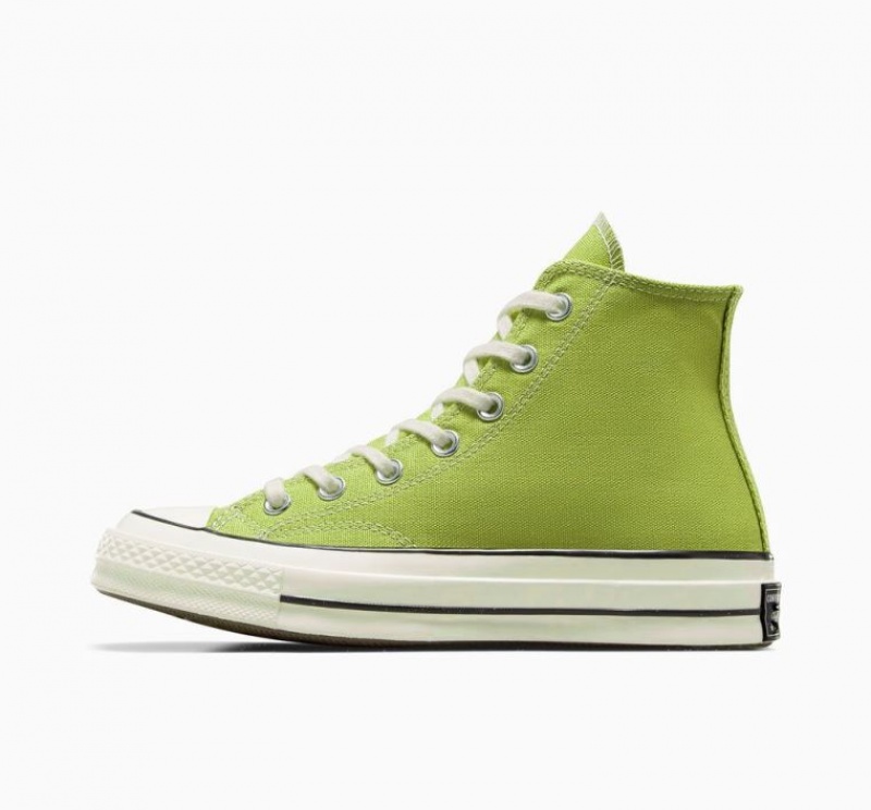 Tenis Converse Chuck 70 Canvas Altos Mujer Verde Claro | COLOMBIA Q4198R