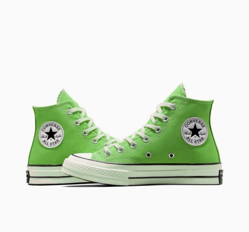 Tenis Converse Chuck 70 Canvas Altos Mujer Verde | COLOMBIA A6218D