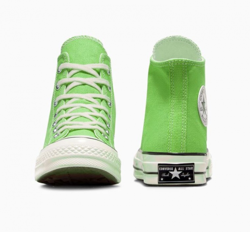 Tenis Converse Chuck 70 Canvas Altos Mujer Verde | COLOMBIA A6218D