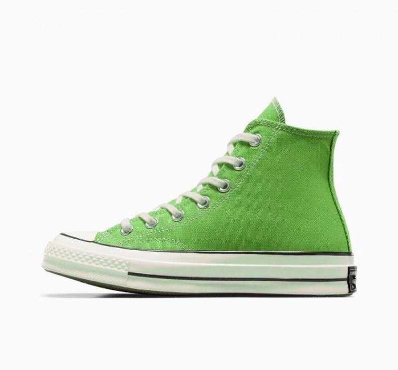 Tenis Converse Chuck 70 Canvas Altos Mujer Verde | COLOMBIA A6218D