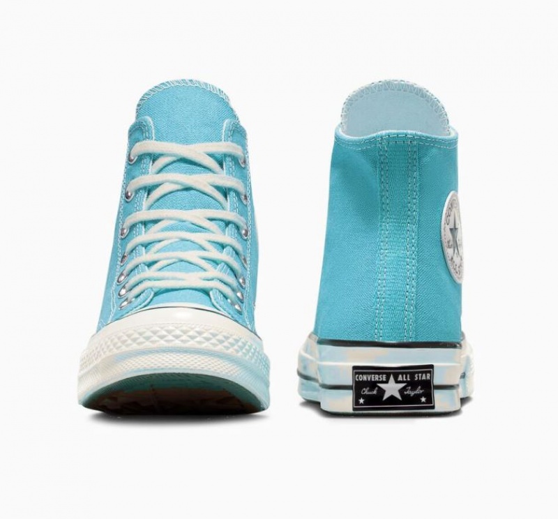 Tenis Converse Chuck 70 Canvas Altos Mujer Turquesa | COLOMBIA G0893P