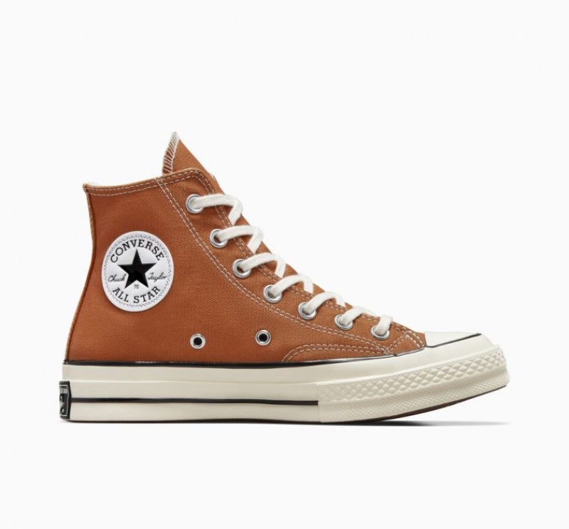 Tenis Converse Chuck 70 Canvas Altos Mujer Marrones | COLOMBIA A9615Z