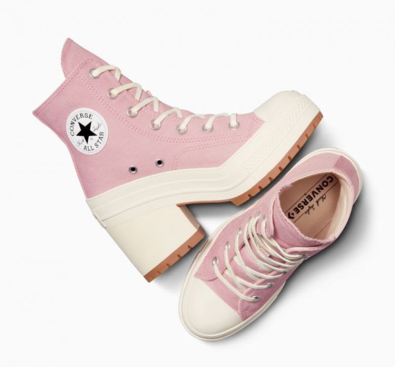 Tenis Converse Chuck 70 De Luxe Heel Altos Mujer Rosas | COLOMBIA P1835Q