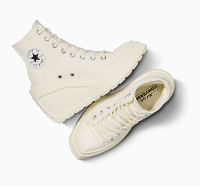 Tenis Converse Chuck 70 De Luxe Wedge Altos Mujer Blancas | COLOMBIA I3024G