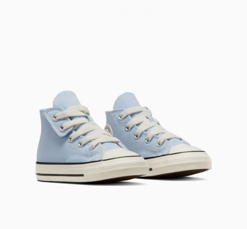 Tenis Converse Chuck 70 Easy On Altos Niños Azules Claro | COLOMBIA Z5169V