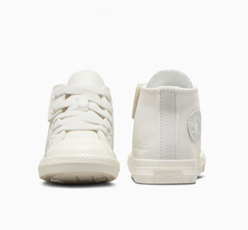 Tenis Converse Chuck 70 Easy On Leather Altos Niños Blancas | COLOMBIA F2014M