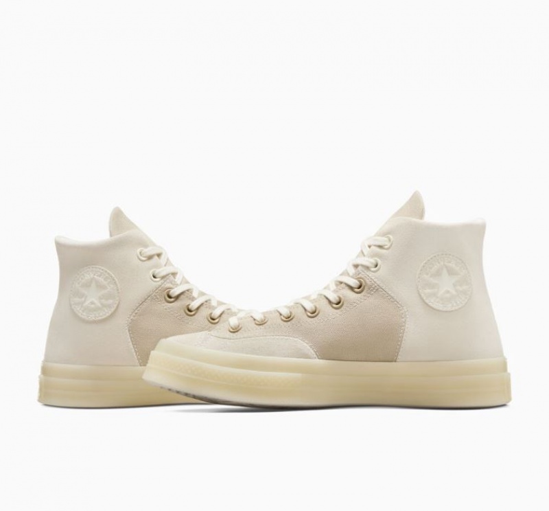 Tenis Converse Chuck 70 Marquis Mixed Materials Altos Mujer Blancas | COLOMBIA D8135C