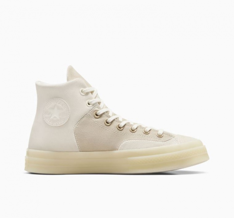 Tenis Converse Chuck 70 Marquis Mixed Materials Altos Mujer Blancas | COLOMBIA D8135C