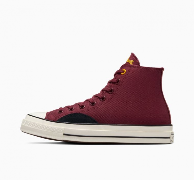 Tenis Converse Chuck 70 Mixed Materials Altos Hombre Burdeos | COLOMBIA S5726T