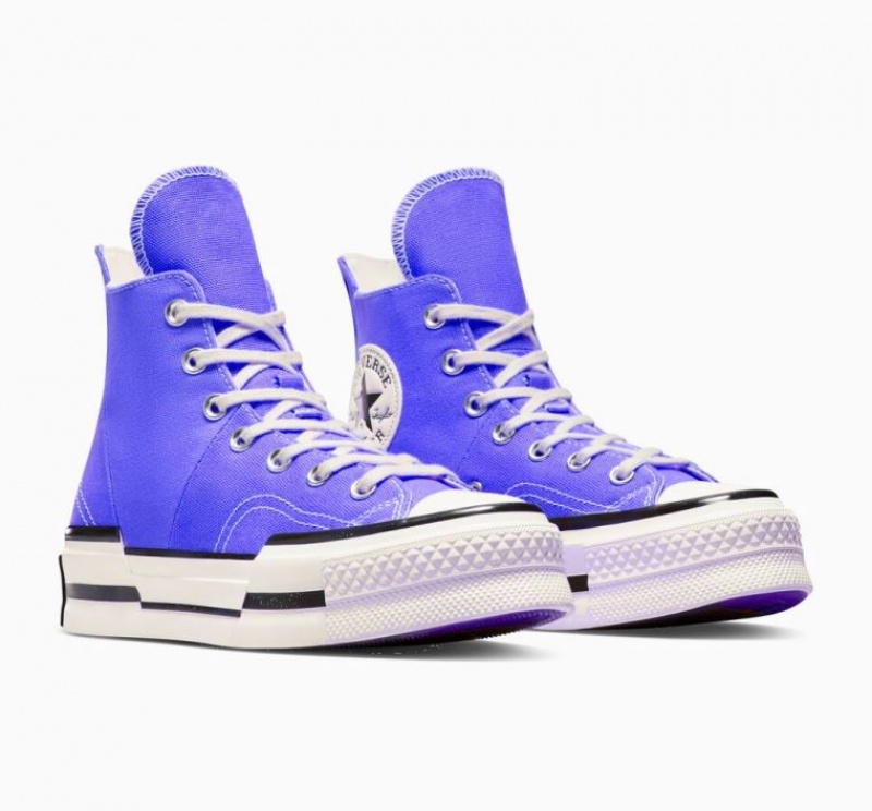 Tenis Converse Chuck 70 Plus Altos Hombre Azules | COLOMBIA D8924L