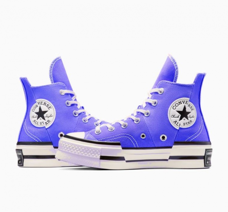 Tenis Converse Chuck 70 Plus Altos Hombre Azules | COLOMBIA D8924L