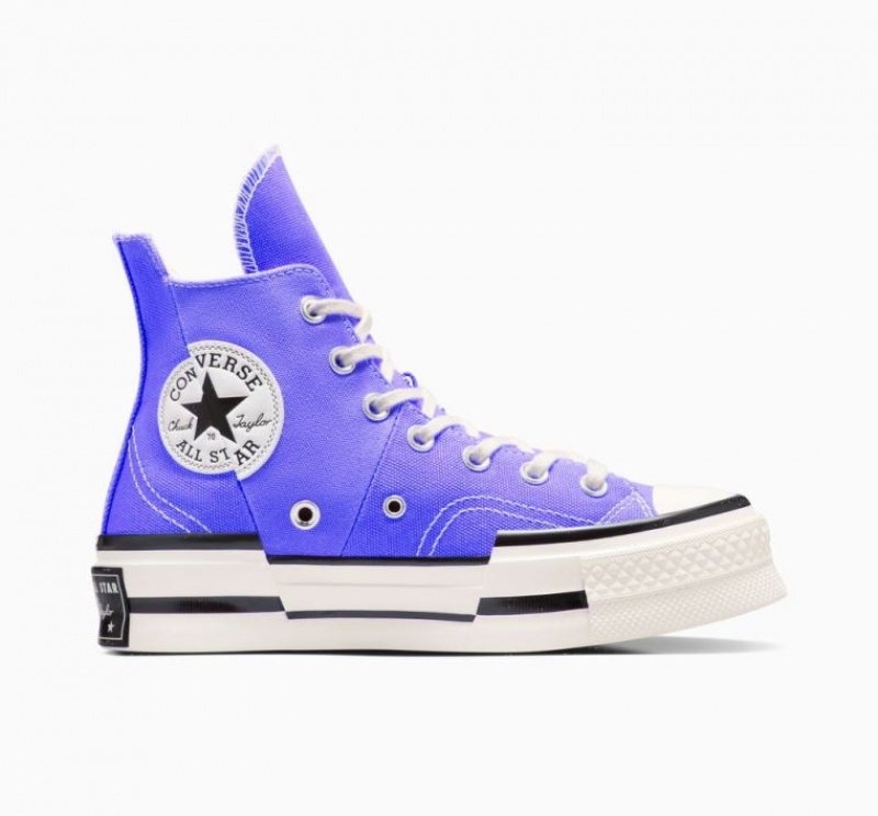 Tenis Converse Chuck 70 Plus Altos Hombre Azules | COLOMBIA D8924L