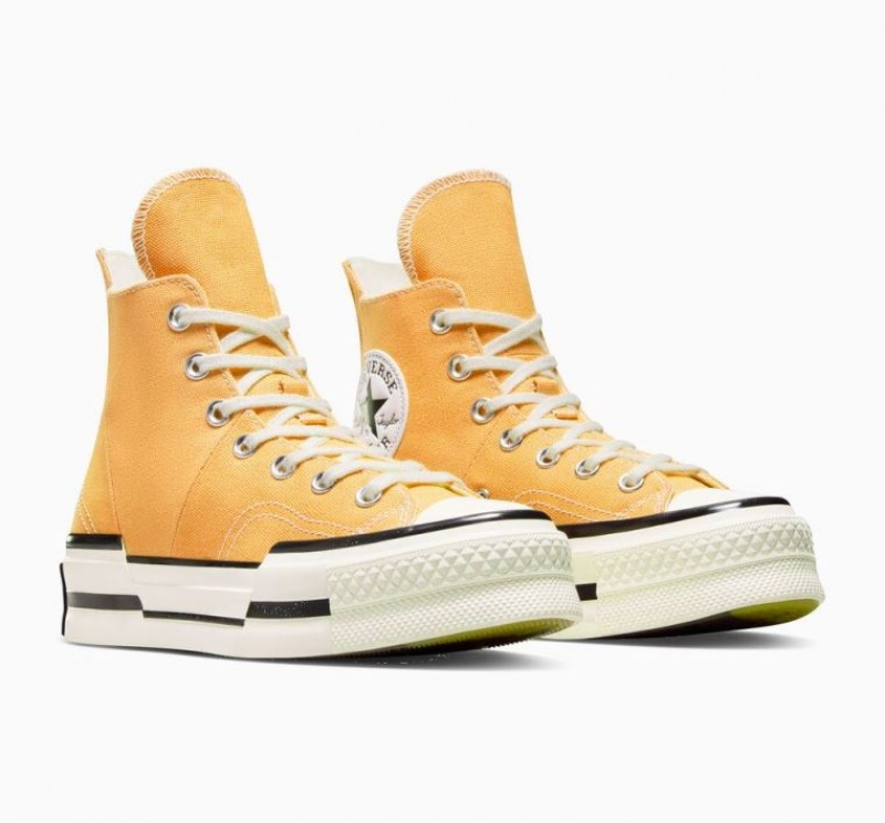 Tenis Converse Chuck 70 Plus Altos Hombre Amarillo | COLOMBIA N8236U