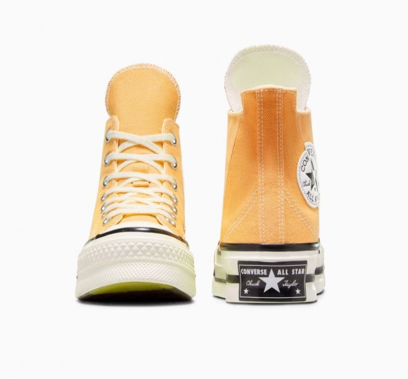 Tenis Converse Chuck 70 Plus Altos Hombre Amarillo | COLOMBIA N8236U