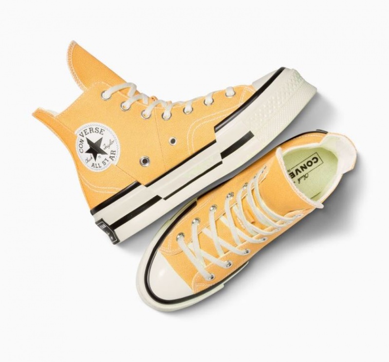 Tenis Converse Chuck 70 Plus Altos Hombre Amarillo | COLOMBIA N8236U