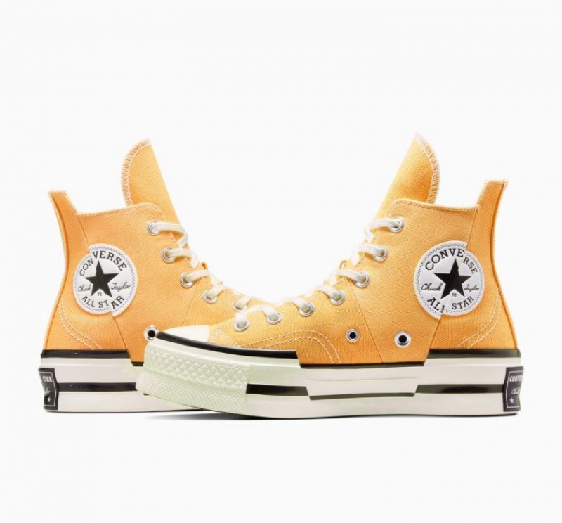 Tenis Converse Chuck 70 Plus Altos Hombre Amarillo | COLOMBIA N8236U