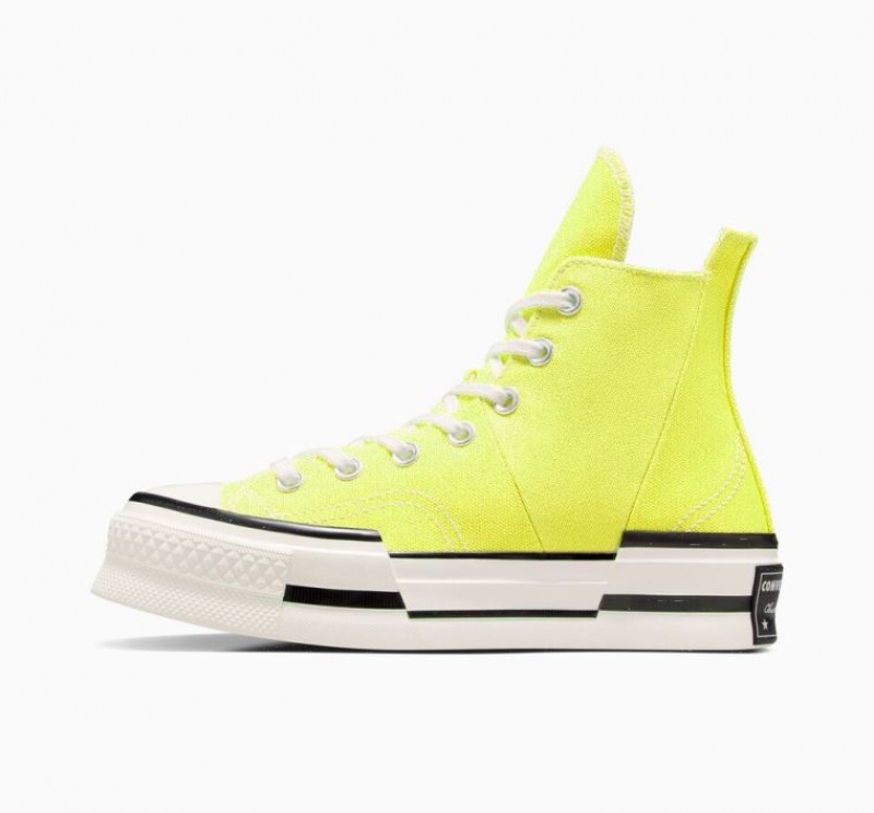 Tenis Converse Chuck 70 Plus Altos Hombre Limón | COLOMBIA M0321A