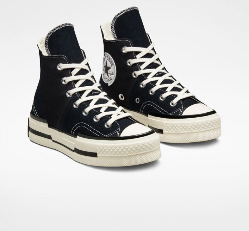 Tenis Converse Chuck 70 Plus Altos Hombre Negras | COLOMBIA V2190A