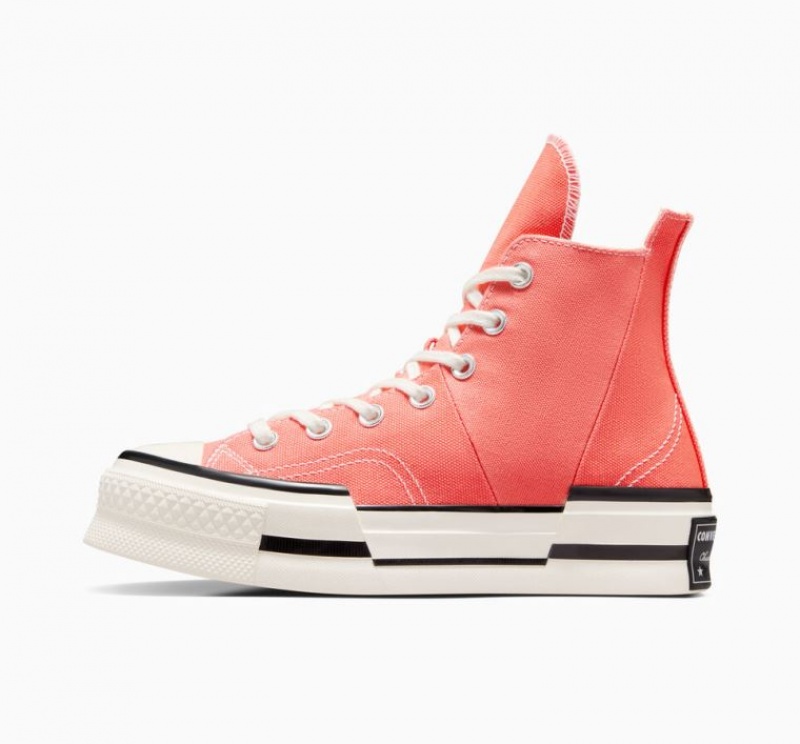 Tenis Converse Chuck 70 Plus Altos Mujer Coral | COLOMBIA K3207Q