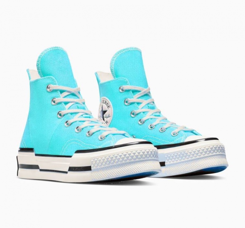 Tenis Converse Chuck 70 Plus Altos Mujer Azules | COLOMBIA Y2653H