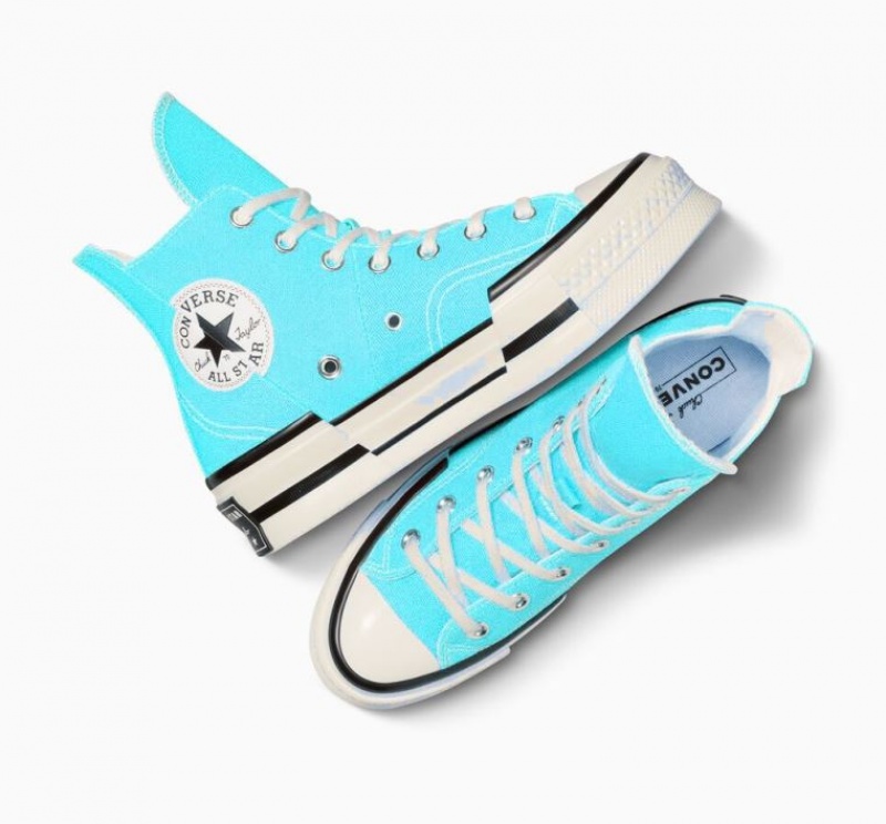 Tenis Converse Chuck 70 Plus Altos Mujer Azules | COLOMBIA Y2653H