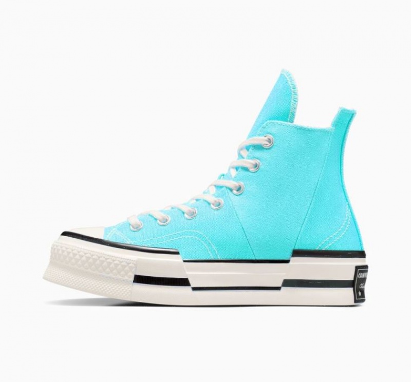 Tenis Converse Chuck 70 Plus Altos Mujer Azules | COLOMBIA Y2653H