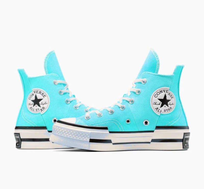 Tenis Converse Chuck 70 Plus Altos Mujer Azules | COLOMBIA Y2653H