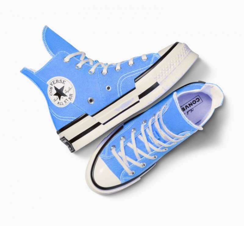 Tenis Converse Chuck 70 Plus Altos Mujer Azules | COLOMBIA Q0138E