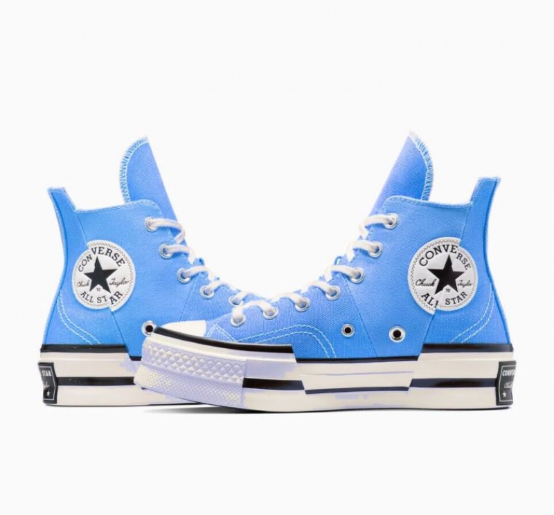 Tenis Converse Chuck 70 Plus Altos Mujer Azules | COLOMBIA Q0138E