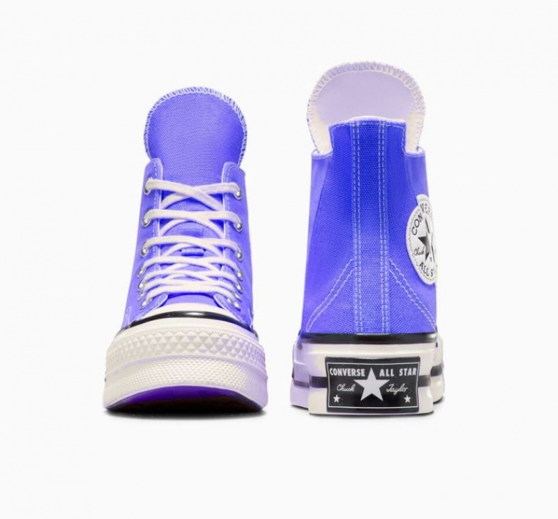 Tenis Converse Chuck 70 Plus Altos Mujer Azules | COLOMBIA F5972U