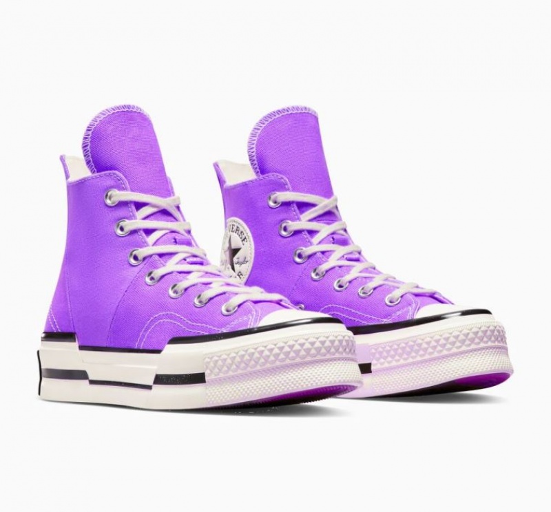 Tenis Converse Chuck 70 Plus Altos Mujer Lavanda | COLOMBIA G4710C