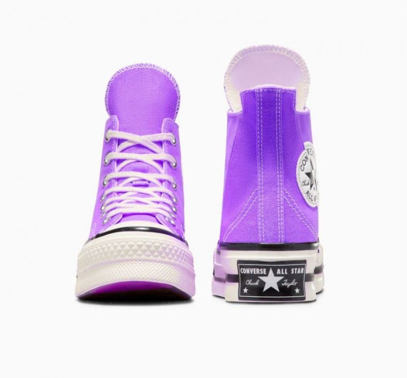 Tenis Converse Chuck 70 Plus Altos Mujer Lavanda | COLOMBIA G4710C