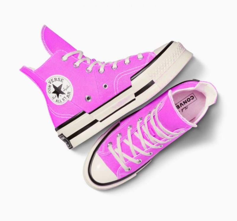 Tenis Converse Chuck 70 Plus Altos Mujer Lavanda | COLOMBIA C7142F