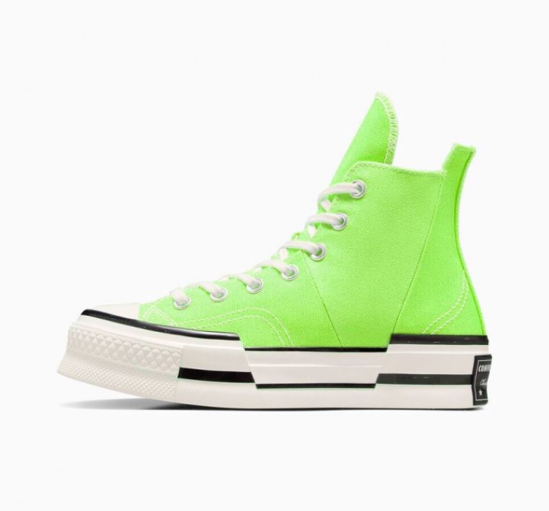 Tenis Converse Chuck 70 Plus Altos Mujer Verde Claro | COLOMBIA Z8602W