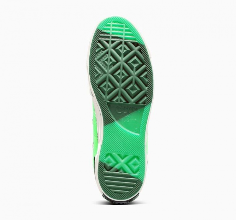 Tenis Converse Chuck 70 Plus Altos Mujer Verde Claro | COLOMBIA R6297D