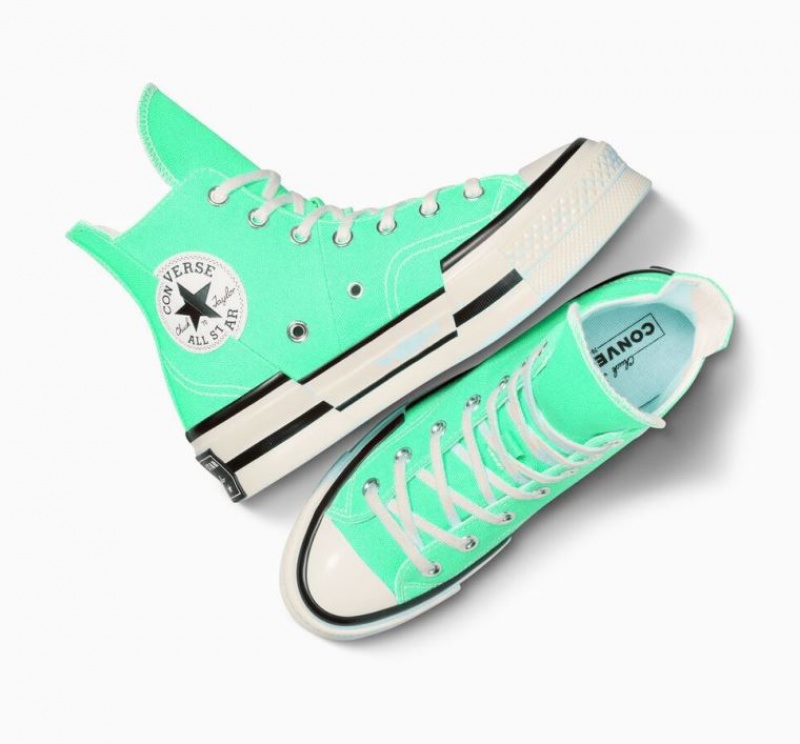 Tenis Converse Chuck 70 Plus Altos Mujer Turquesa | COLOMBIA Z2140Q