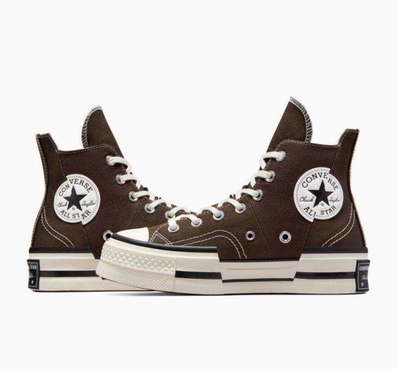 Tenis Converse Chuck 70 Plus Altos Mujer Chocolate | COLOMBIA N3014X