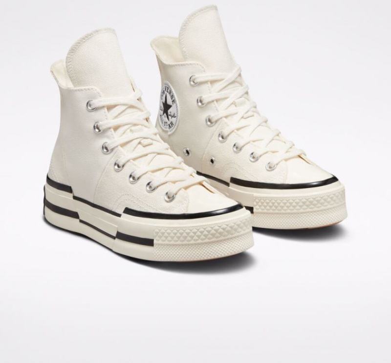 Tenis Converse Chuck 70 Plus Altos Mujer Blancas | COLOMBIA F3015R