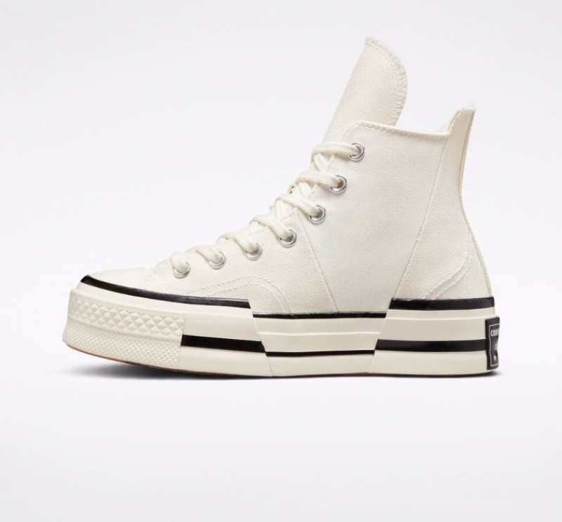 Tenis Converse Chuck 70 Plus Altos Mujer Blancas | COLOMBIA F3015R