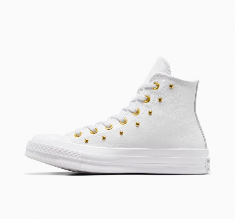 Tenis Converse Chuck 70 Star Studded Altos Mujer Blancas | COLOMBIA G4187B