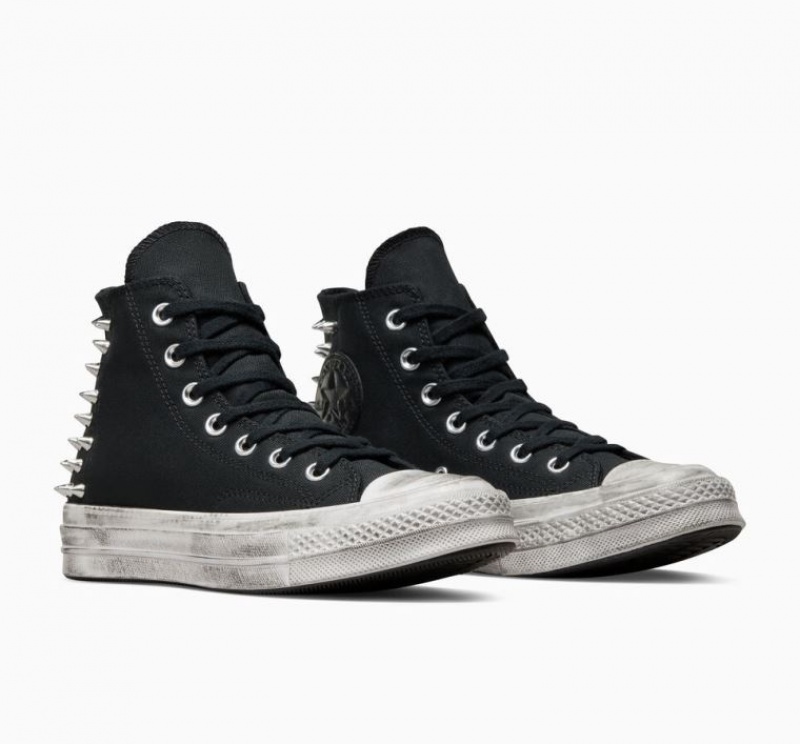 Tenis Converse Chuck 70 Studded Altos Mujer Negras | COLOMBIA D5189U