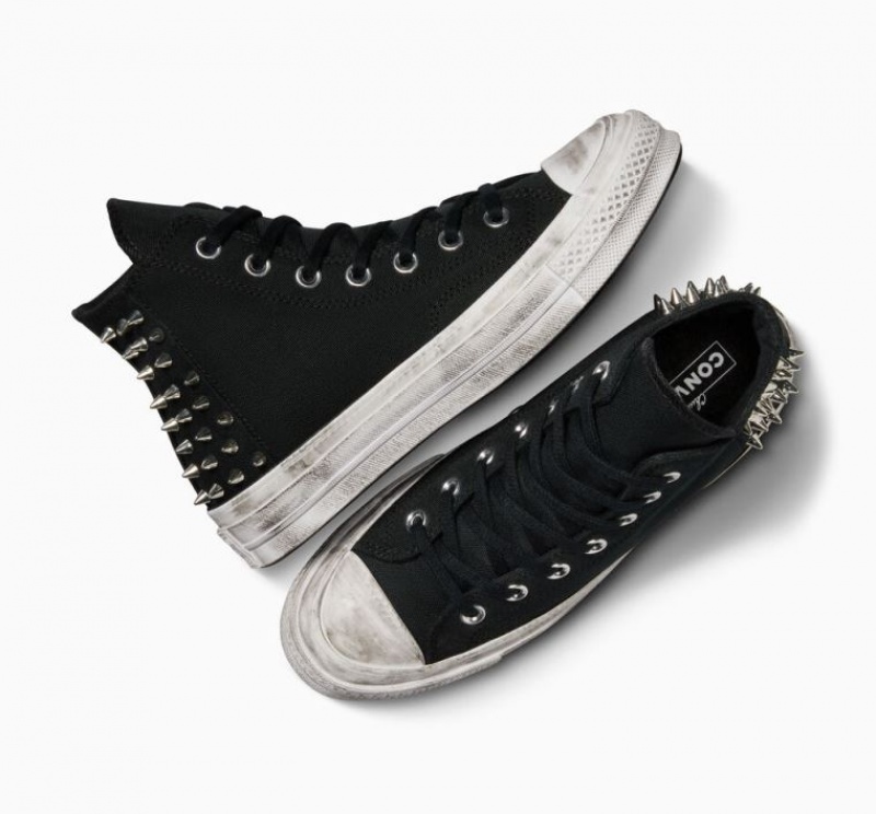 Tenis Converse Chuck 70 Studded Altos Mujer Negras | COLOMBIA D5189U