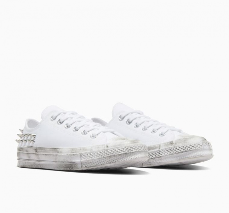 Tenis Converse Chuck 70 Studded Bajos Mujer Blancas | COLOMBIA P5146N