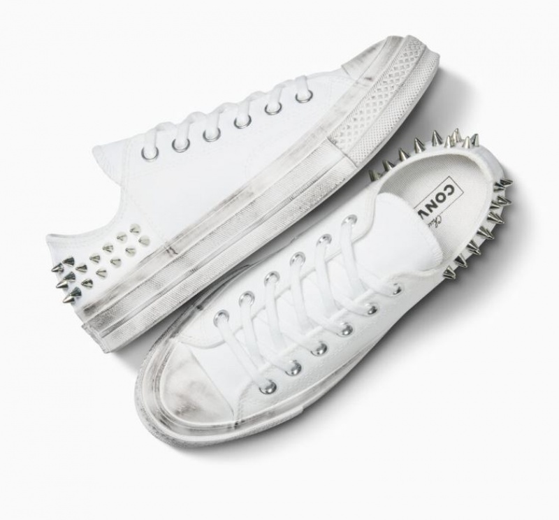 Tenis Converse Chuck 70 Studded Bajos Mujer Blancas | COLOMBIA P5146N