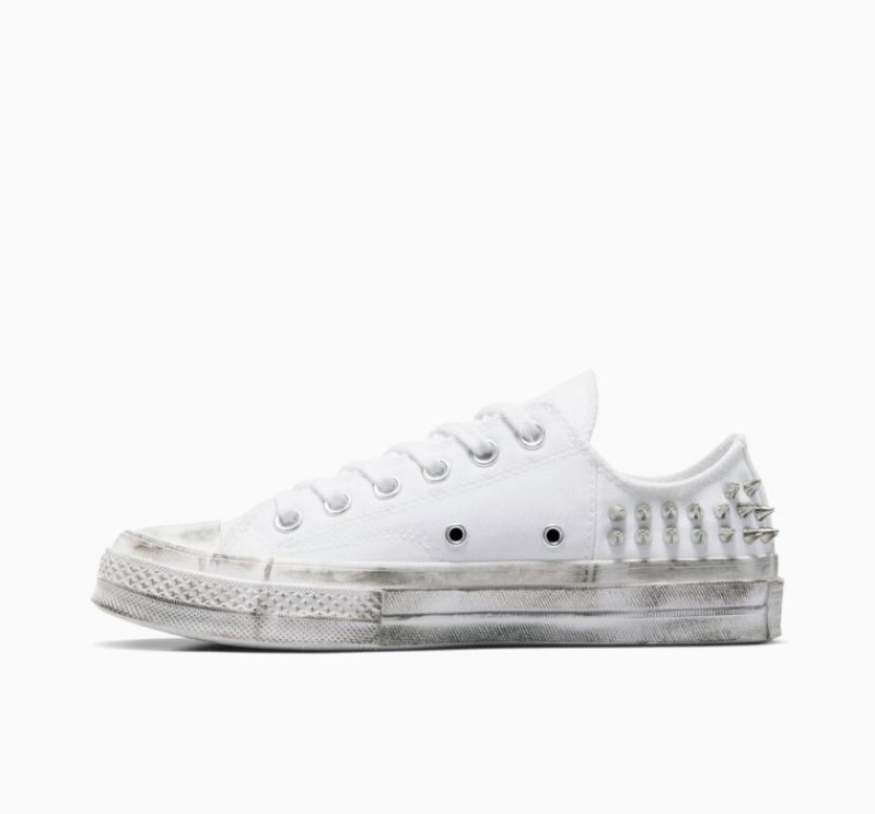 Tenis Converse Chuck 70 Studded Bajos Mujer Blancas | COLOMBIA P5146N