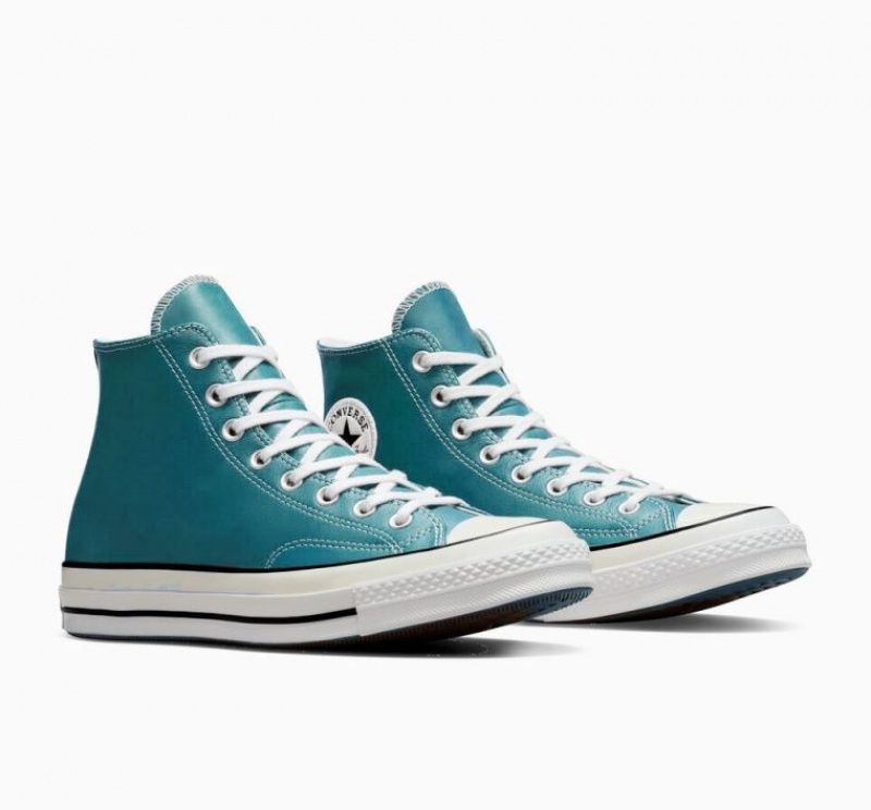 Tenis Converse Chuck 70 Surplus Leather Altos Mujer Turquesa | COLOMBIA P6718K